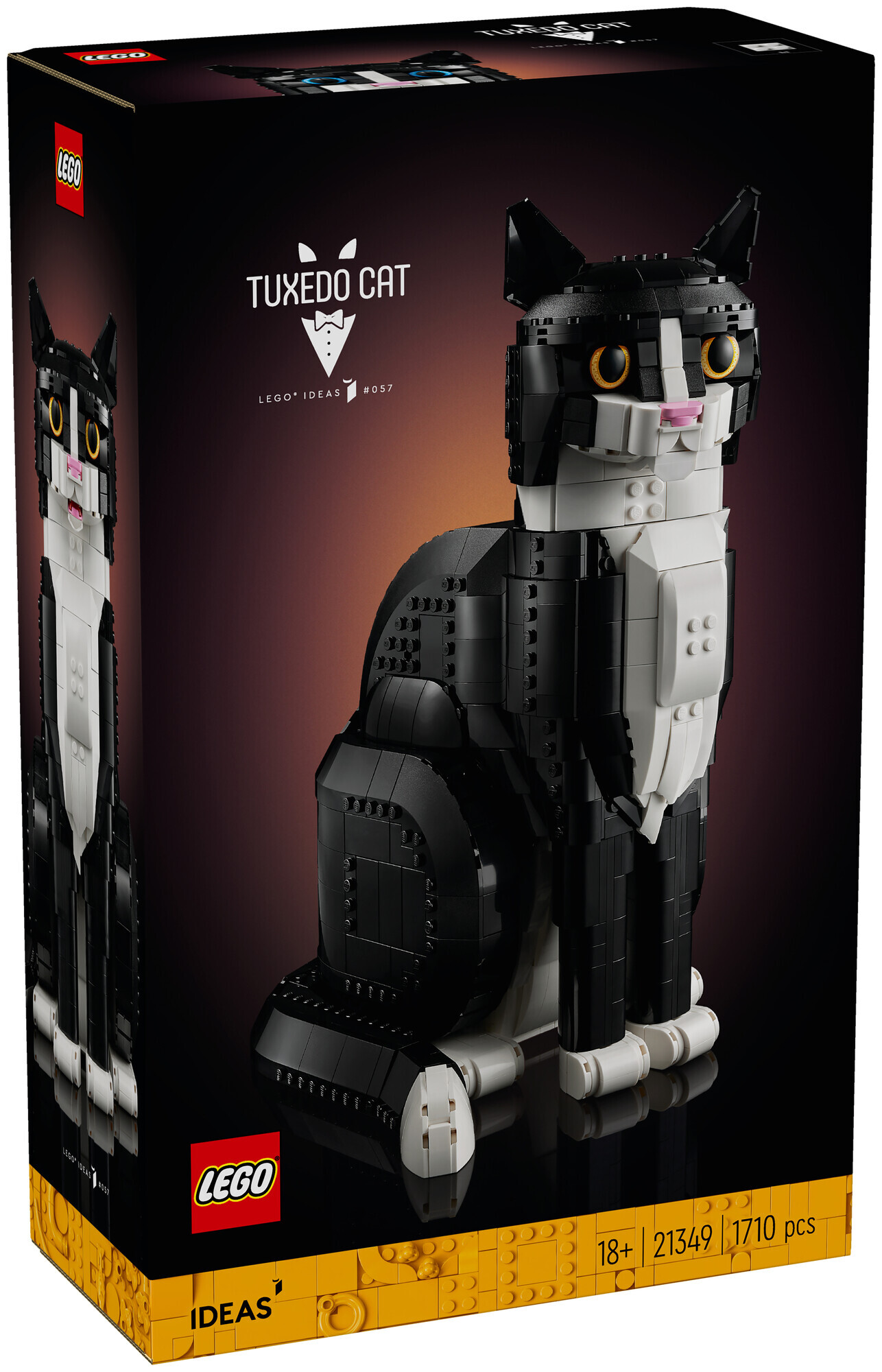 Lego Ideas Tuxedo Cat 21349