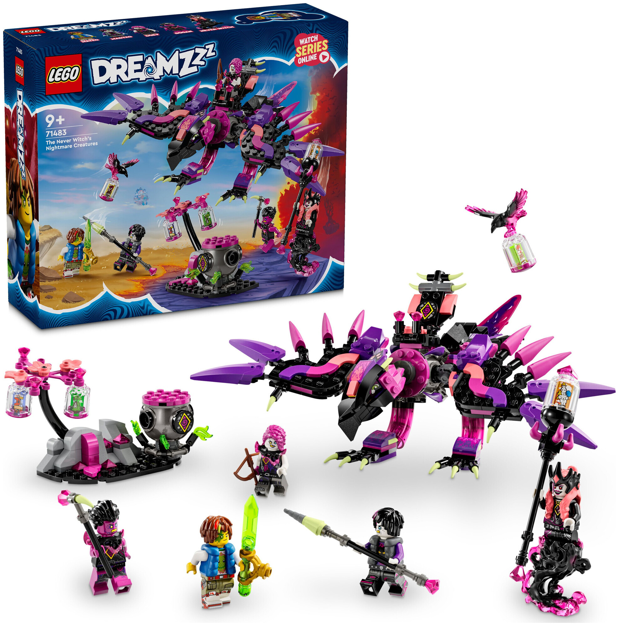 Image of Lego Dreamzzz Lego® DREAMZzz™ 71483 Die Albtraumkreaturen der Nimmerhexe