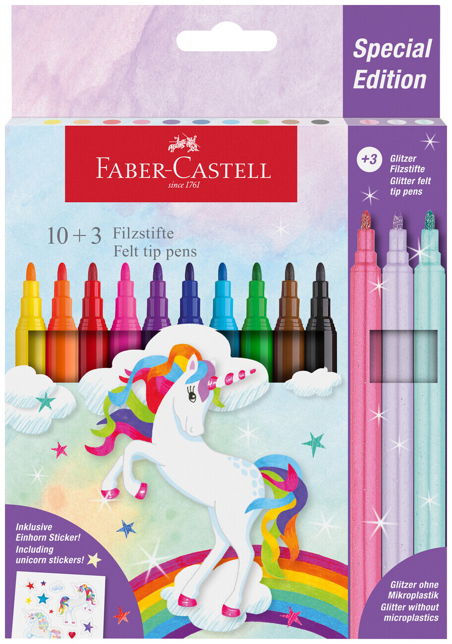 Image of Faber Castell Filzstifte Einhorn 13 Stück