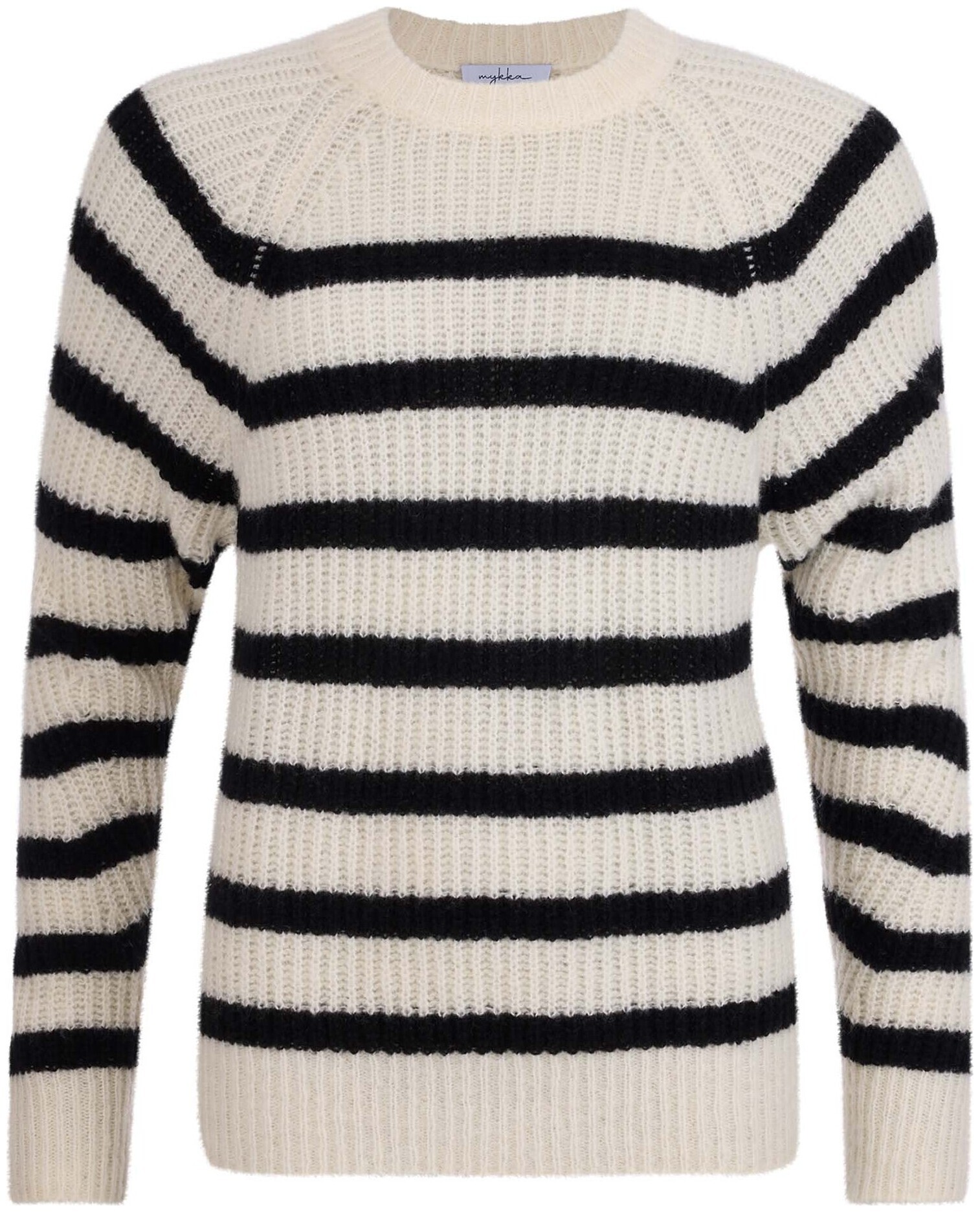 mykka Pullover schwarz/weiss S