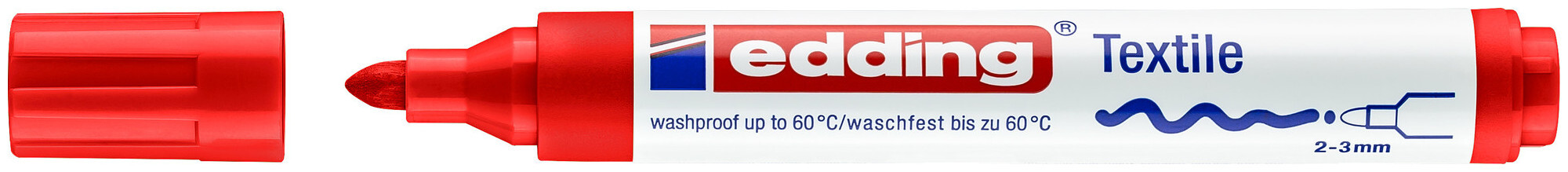 Image of edding Textilmarker 4500 rot