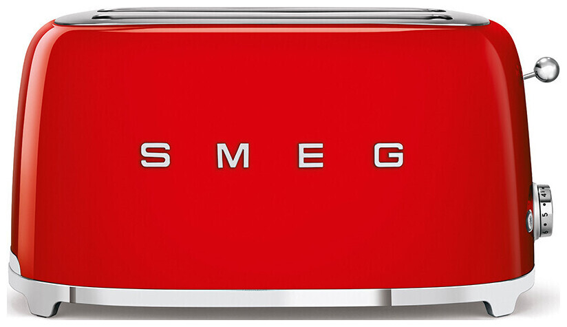 Image of Smeg Langschlitz-Toaster Tsf02Bleu rot