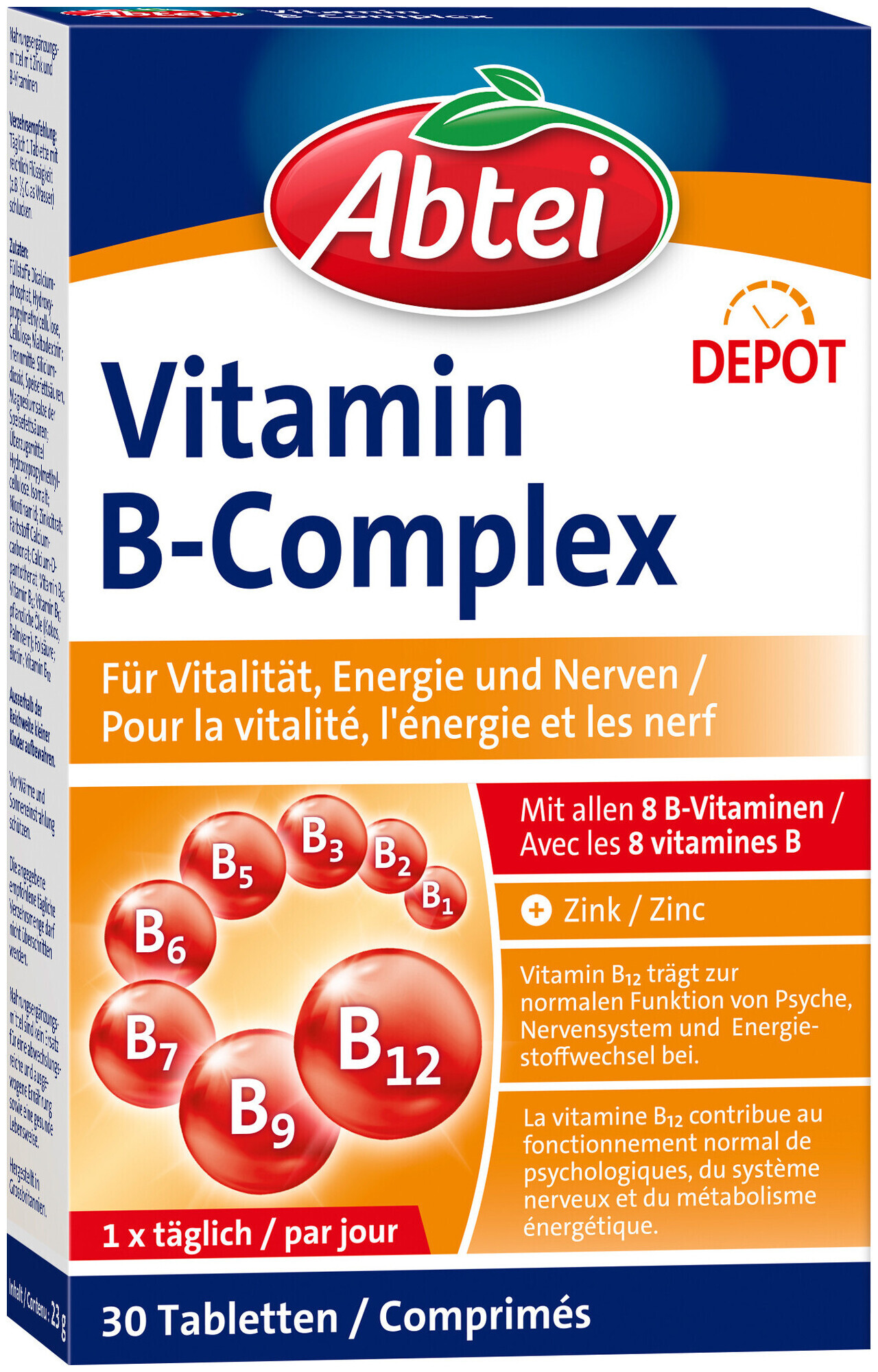 Image of Abtei Vitamin B-Complex 30 Tabletten