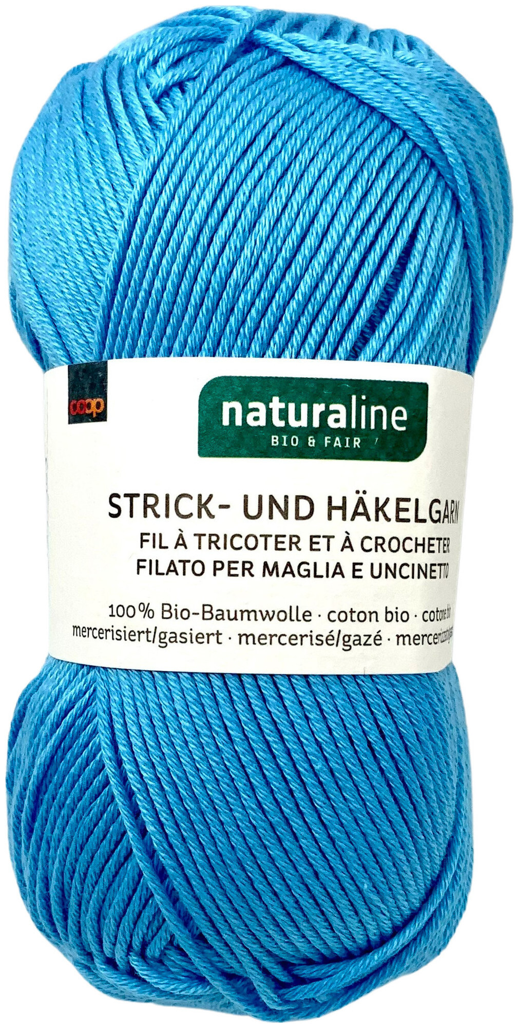 Naturaline Textil Coop Bio Naturaline 331 Fil à tricoter 100% Coton merc. ciel 50g