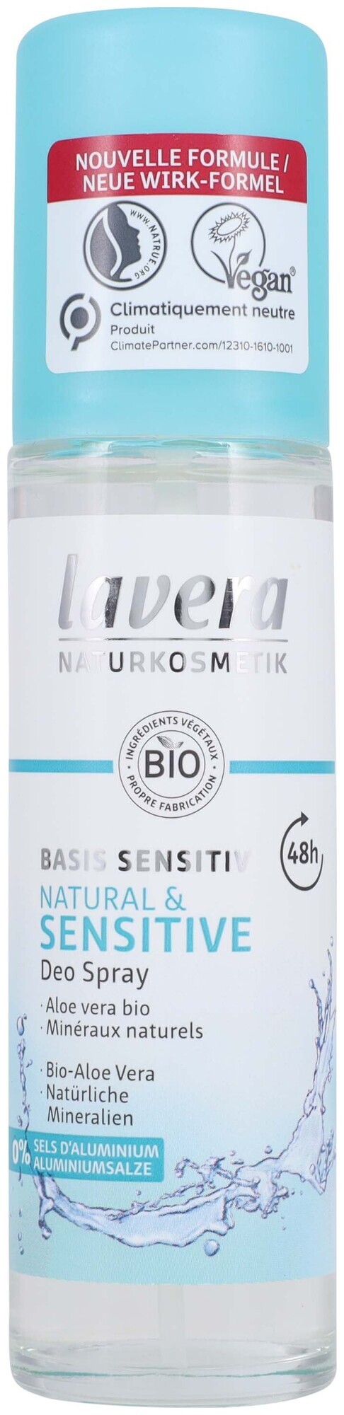 Lavera Déodorant en spray Base Sensitive Naturel & Sensible 75 ml