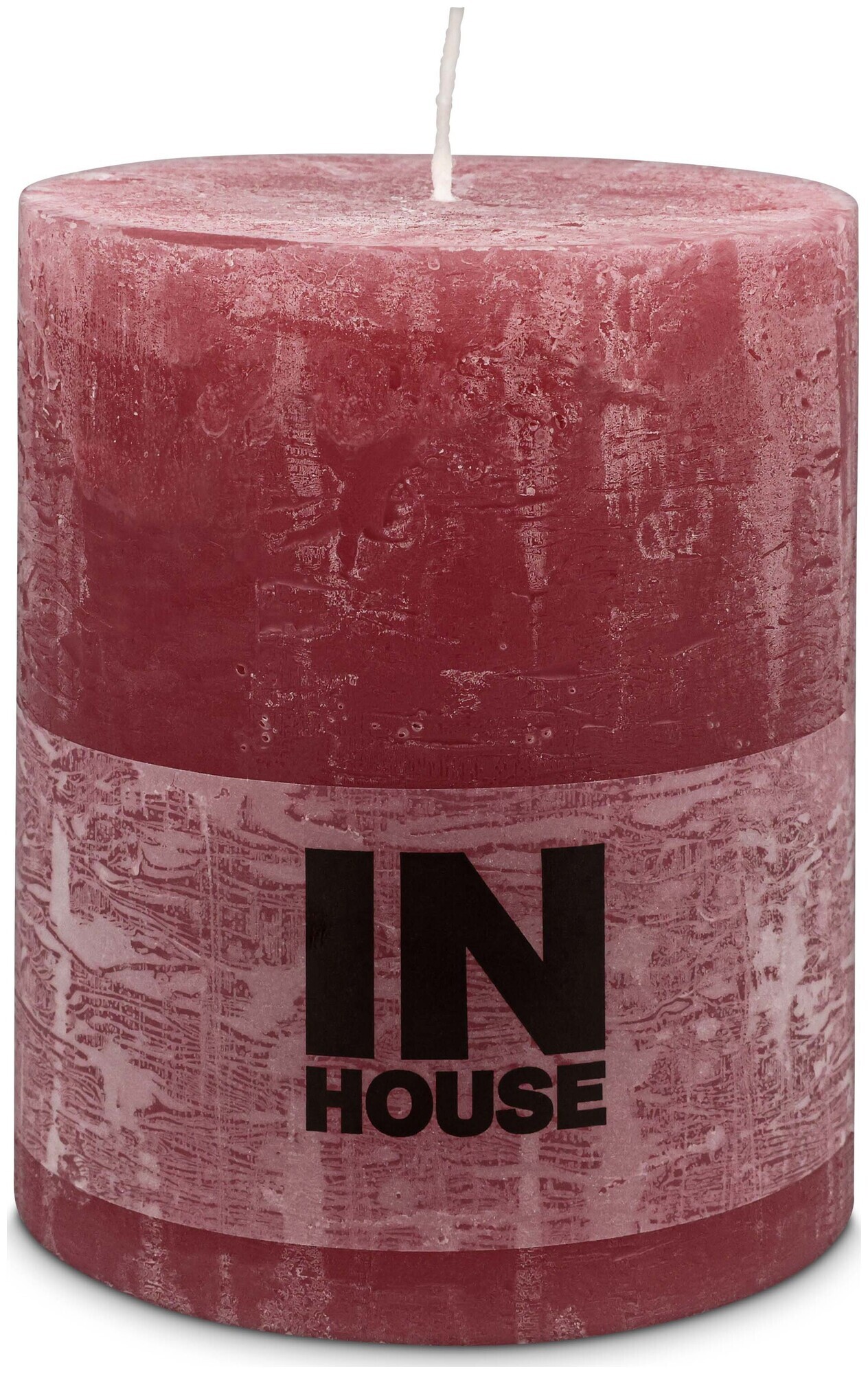 Image of Inhouse Zylinderkerze Rustic 100x120 Staubrosa