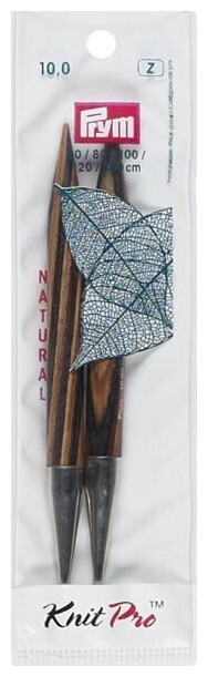 Image of Prym 1530 Nadelspitzen lang 10.00 mm, 12.8 cm, Birkenholz