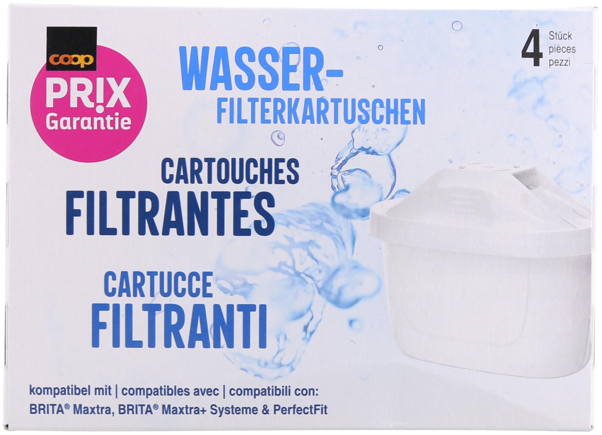 Image of Prix Garantie Filterkartuschen Maxtra+ 4 Stück