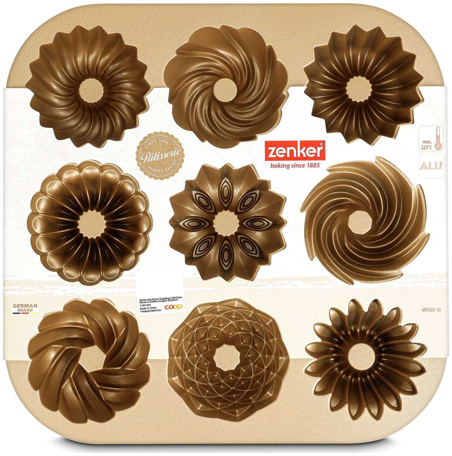 Image of Zenker Muffin-Backform Gugelhupf 23x23cm