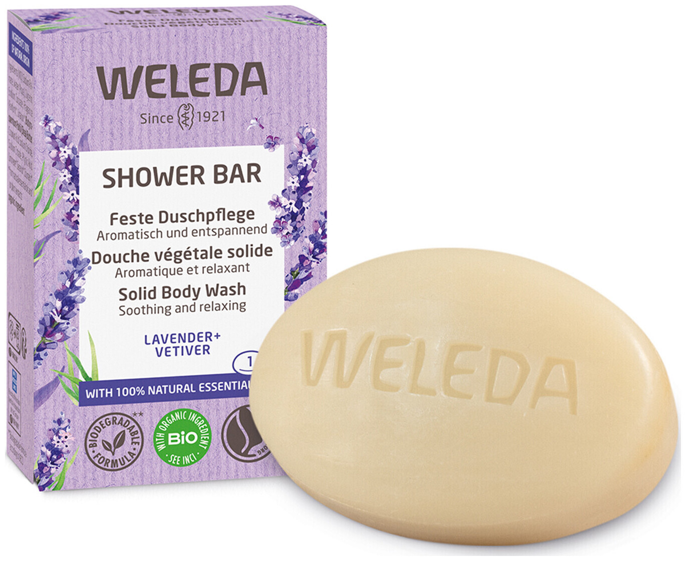 Image of Weleda Feste Dusche Lavender 75g