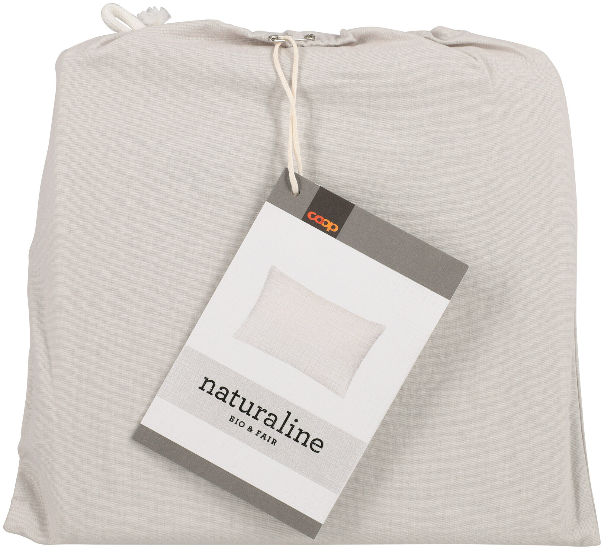 Image of Naturaline Textil Naturaline Kissenbezug silber 65x100 cm
