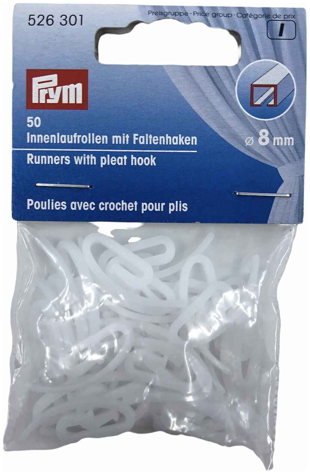 Image of Selbstklebehaken mit Metallstift braun 4 Stk.