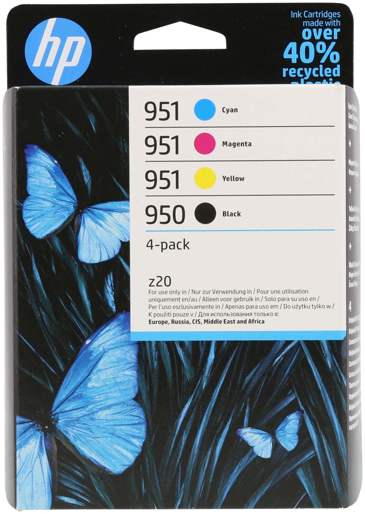 HP Druckerpatrone Combopack 950 & 951 Cmybk 6Zc65Ae