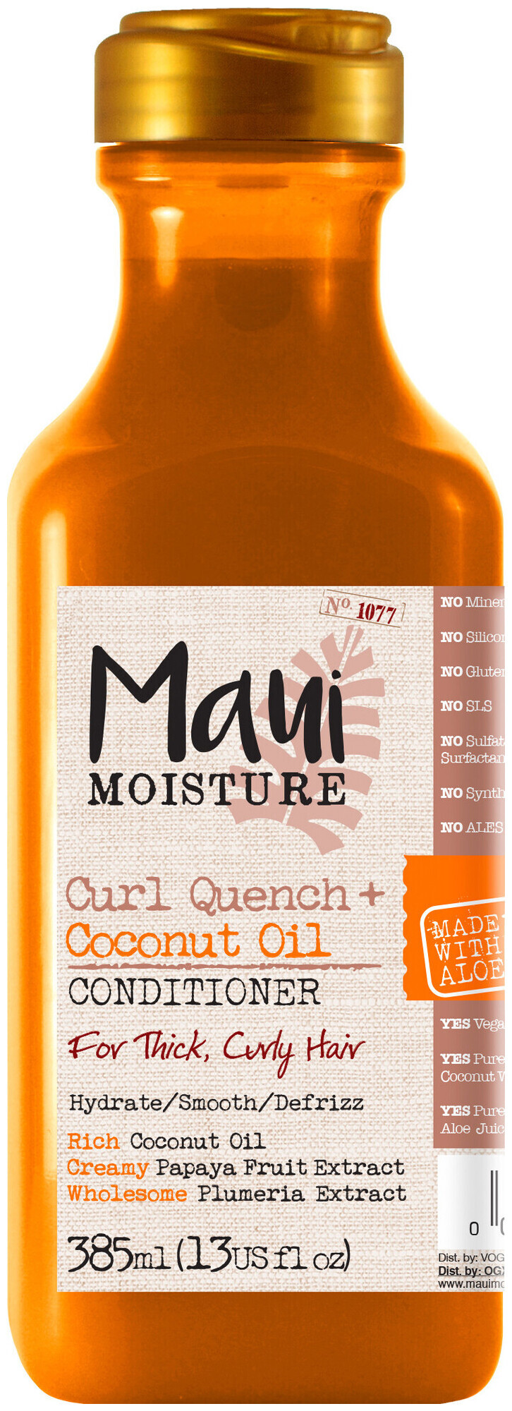 Maui Rinçage à l'huile de noix coco