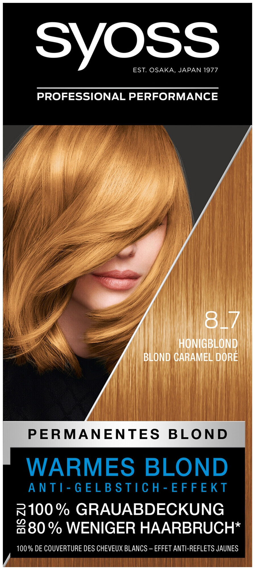 Image of Syoss Permanente Coloration 8_7 Honigblond 115ml