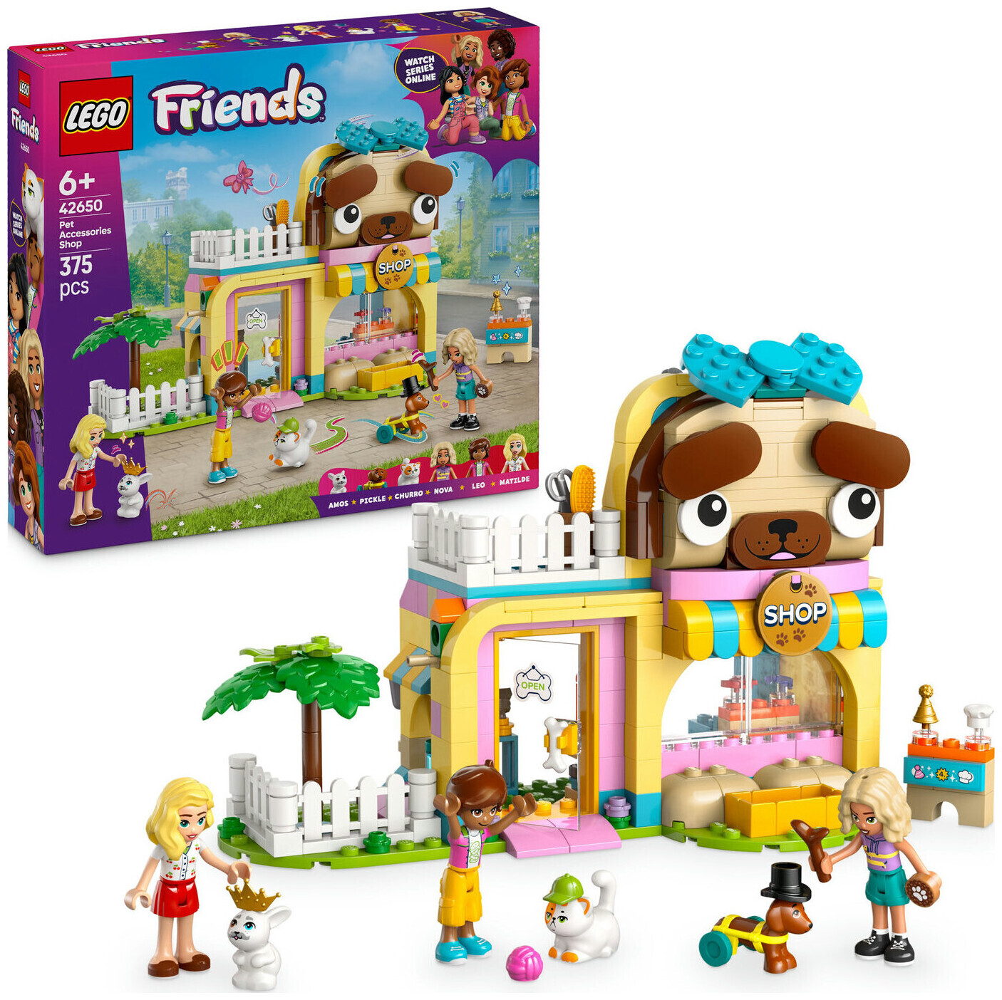 Lego Friends Lego 42650 Boutique d'accessoires pour animaux de compagnie dès 6 ans