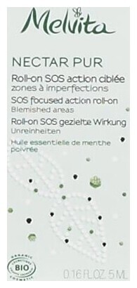 Image of Melvita Nectar Pur Roll-on SOS mit ätherischem Pfefferminzöl 5ml