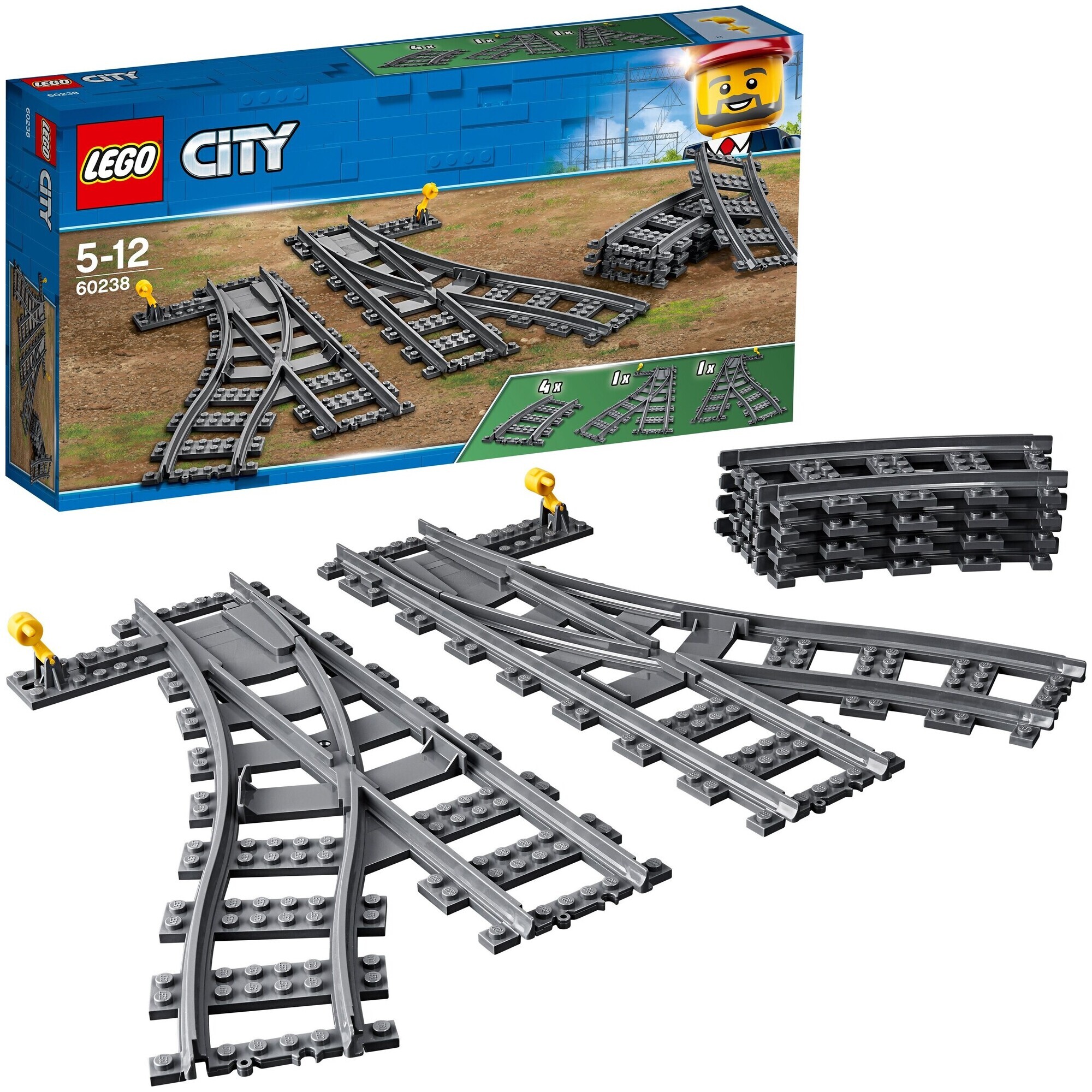 Image of Lego City Lego® City 60238 Weichen ab 5+Jahren