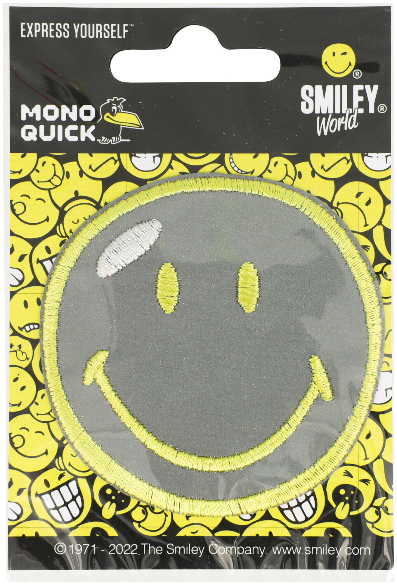 Image of Coop Applikation Lizenz Smiley reflektierend