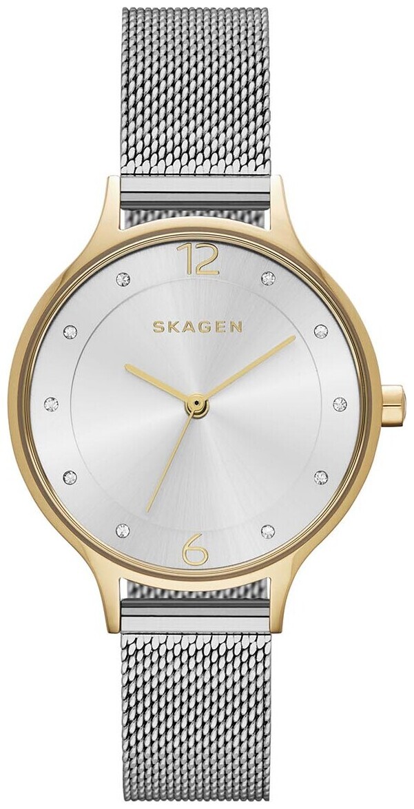 Skagen Montre Anita en maille milanaise bicolore