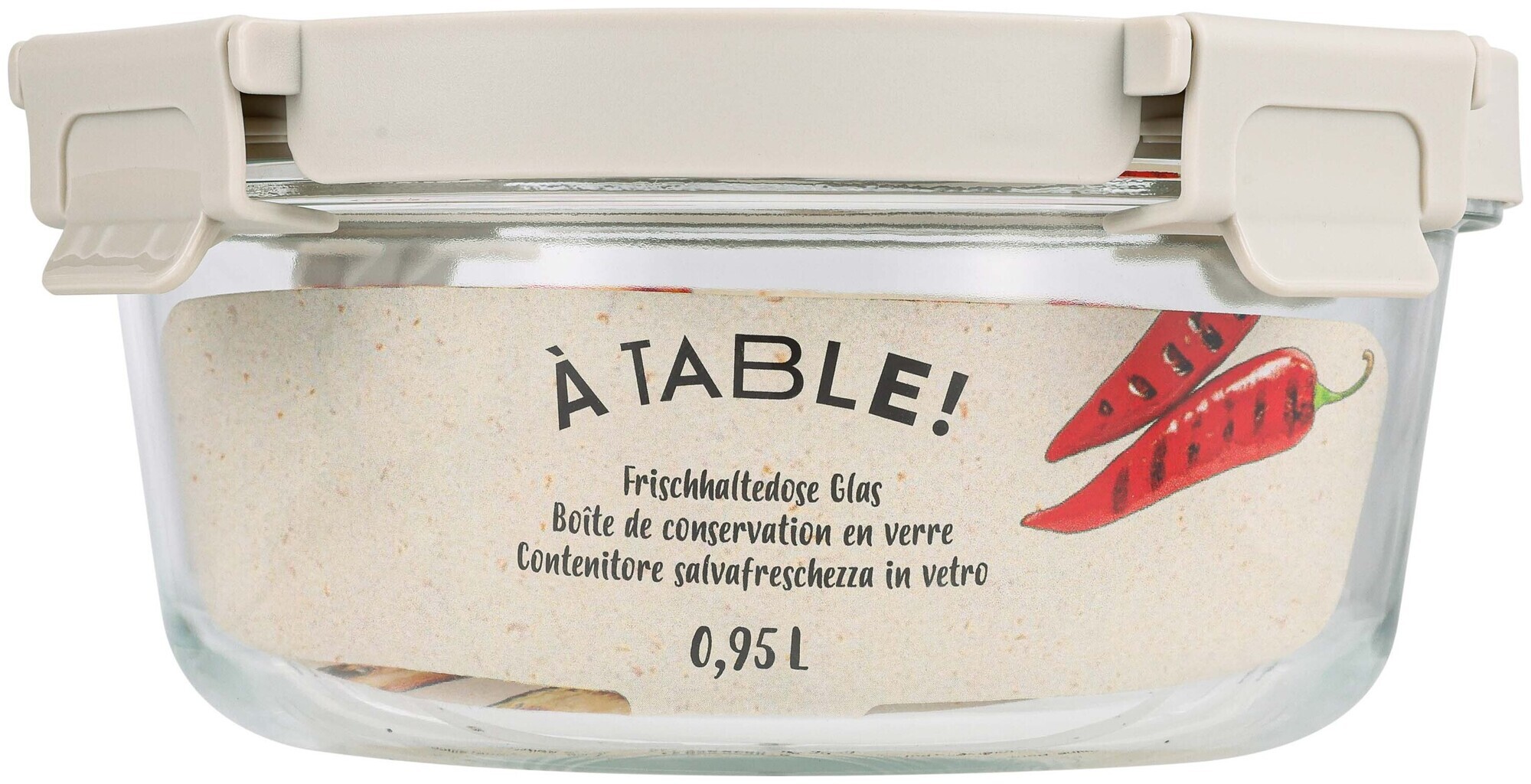 À Table! Frischhaltedose rund 0.95l