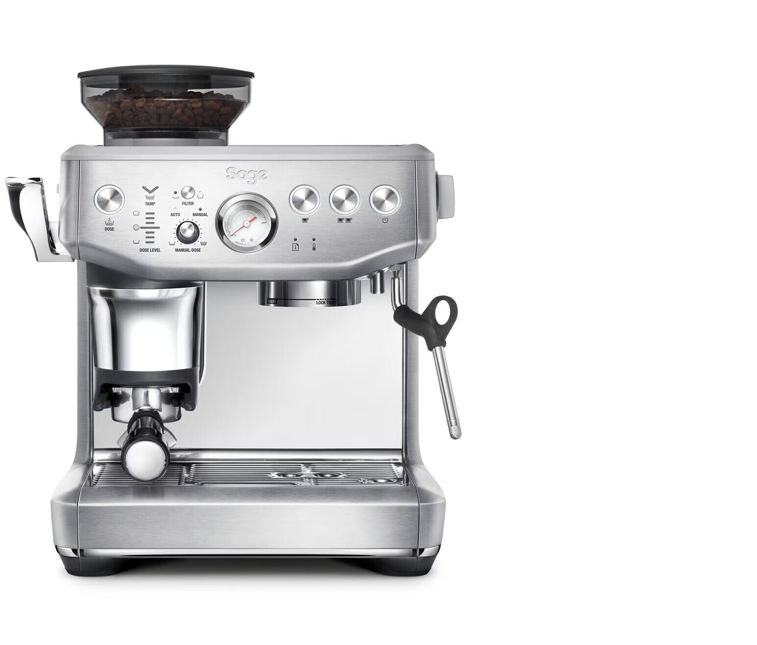 Sage Siebträgermaschine Barista Express Impress Edelstahl