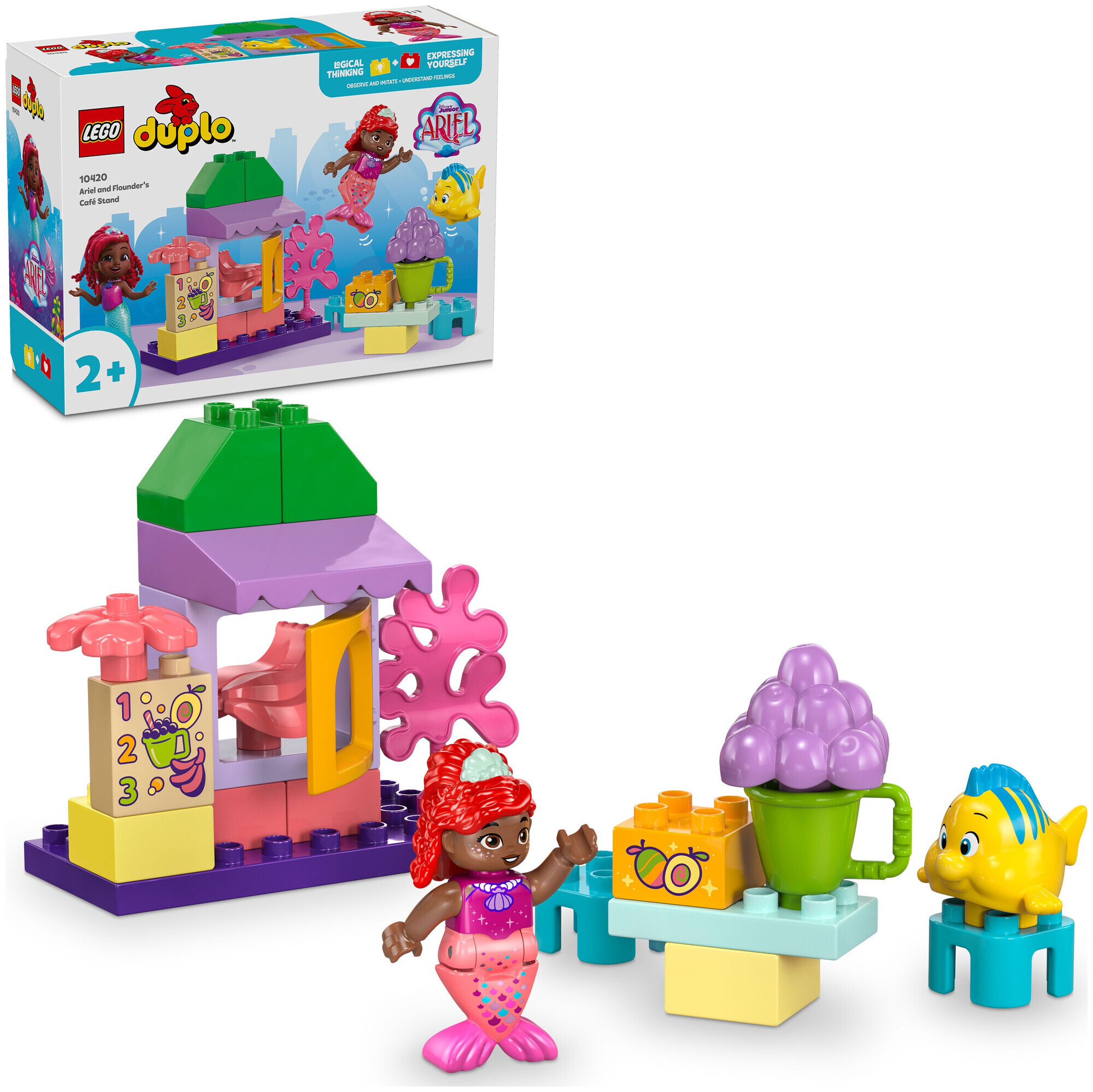 Lego Duplo Lego Duplo 10420 Disney Arielles und Fabius' Café-Kiosk