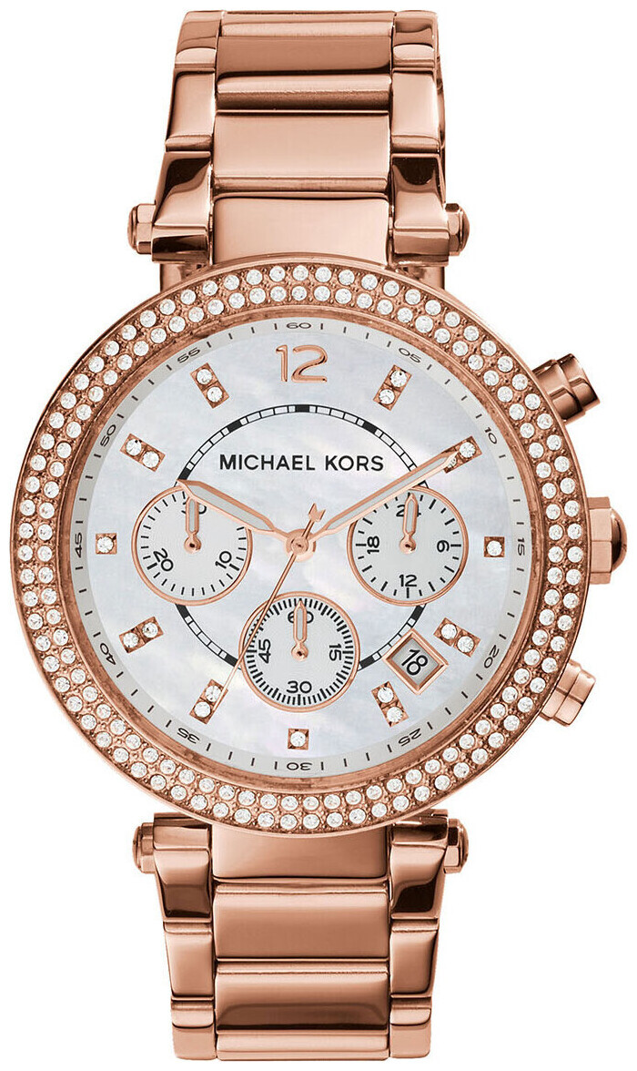 Michael Kors Uhr Chronograph Parker Edelstahl roségoldfarben