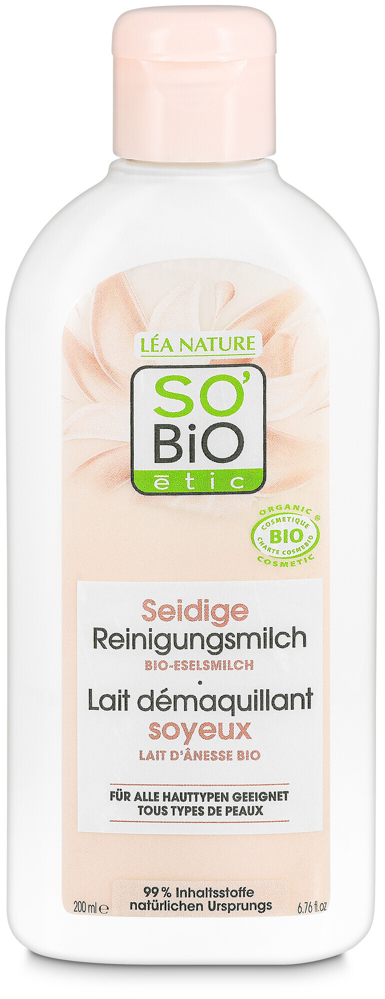 Image of LEA Nature So’bio Etic SO BiO étic Mon lait d'ânesse Seidige Reinigungsmilch Bio-Eselmilch 200Ml