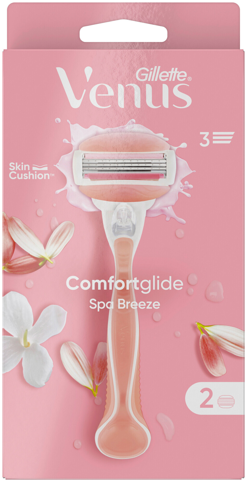 Image of Venus Gillette Rasierer Comfortglide Spa Breeze mit 2 Klingen