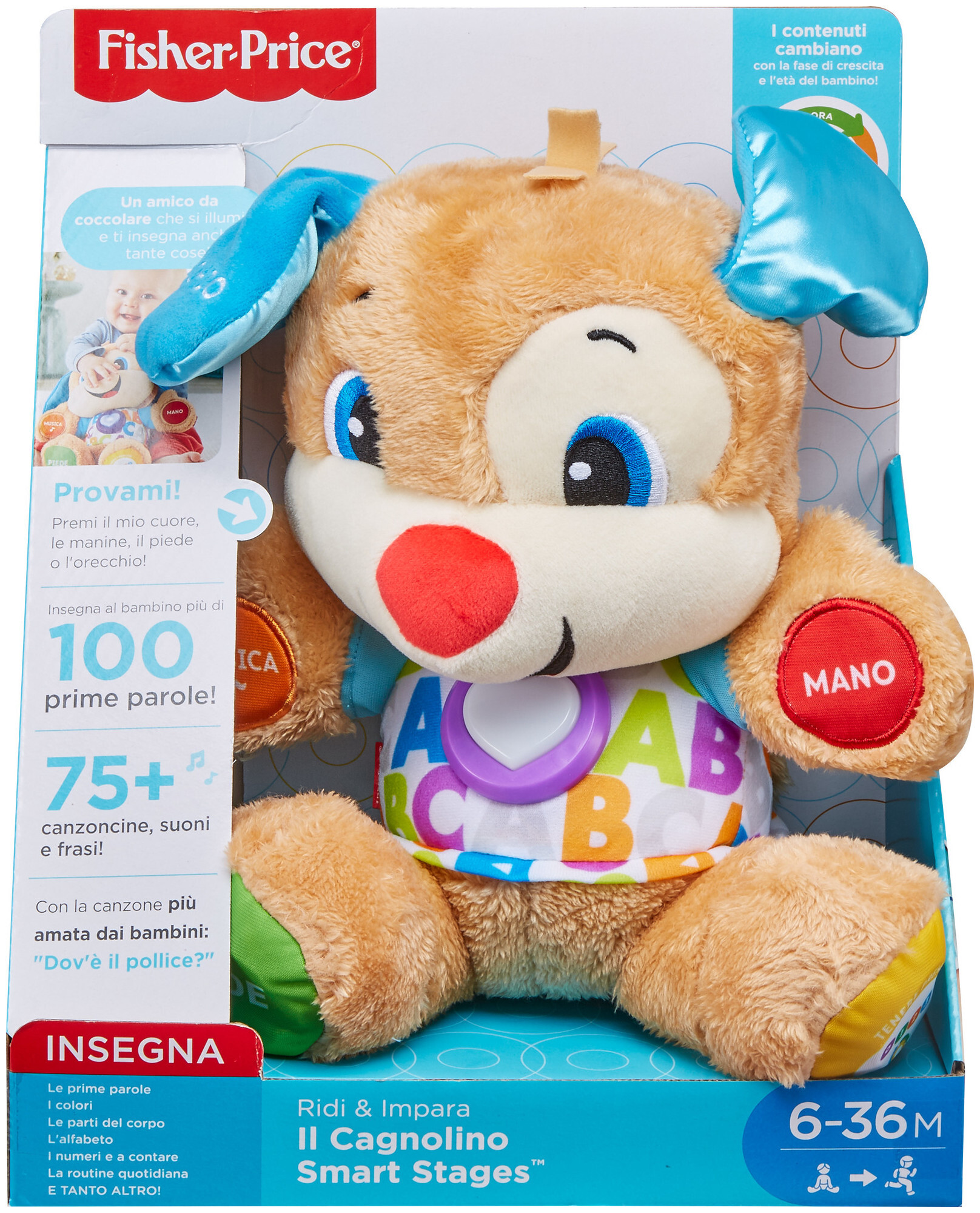 Image of Fisher Price Fisher-Price® Laugh & Learn™ Smart Stages™ Welpe (Italienisch)