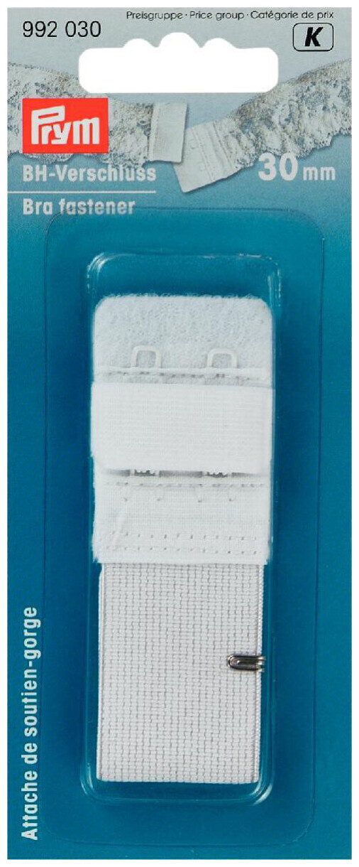 Image of Prym BH-Verschluss weiss 30 mm