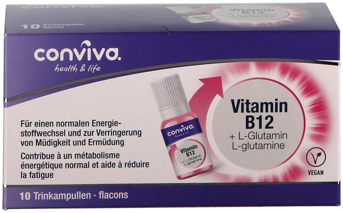 Image of conviva Vitamin B12 10 Trinkampullen