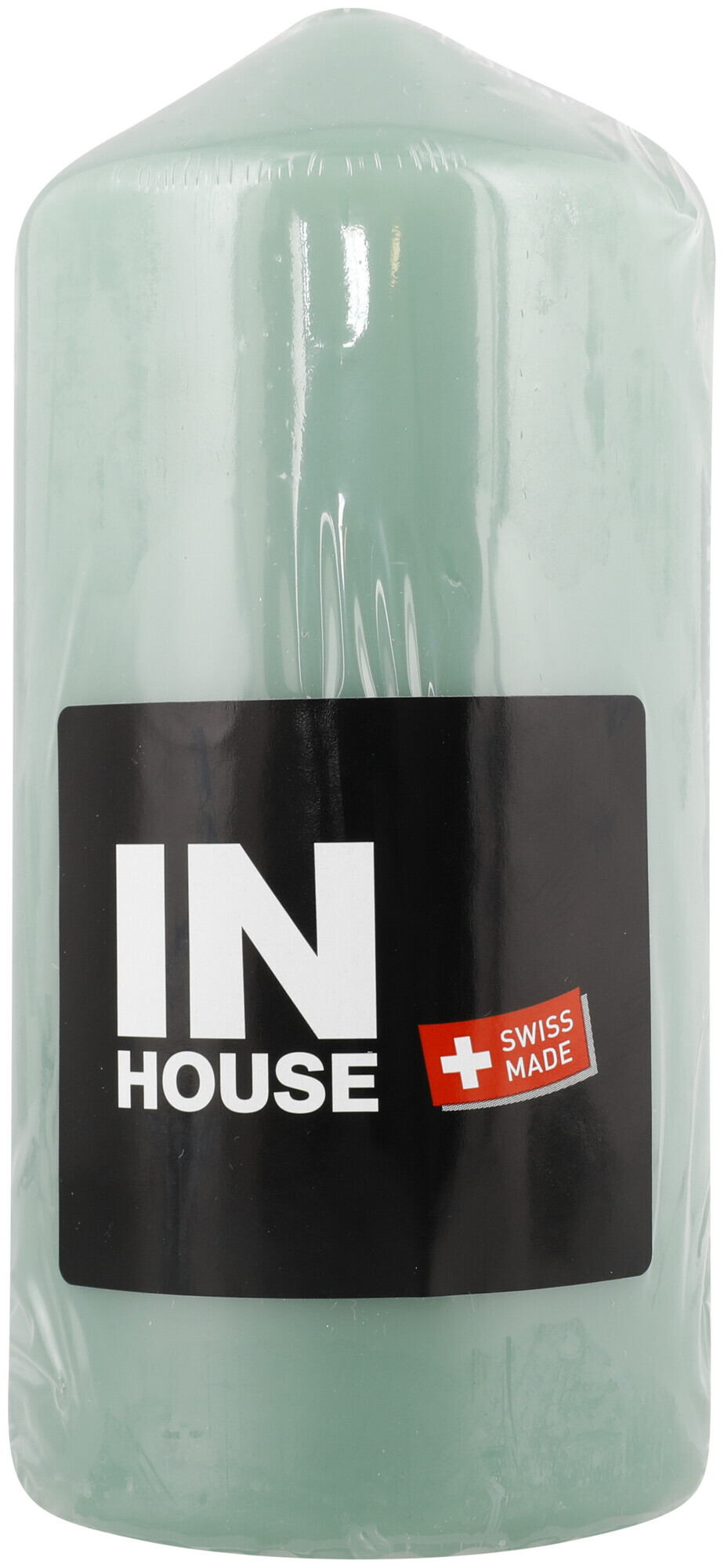 Image of Inhouse Zylinderkerze 70x150mm meeresgrün