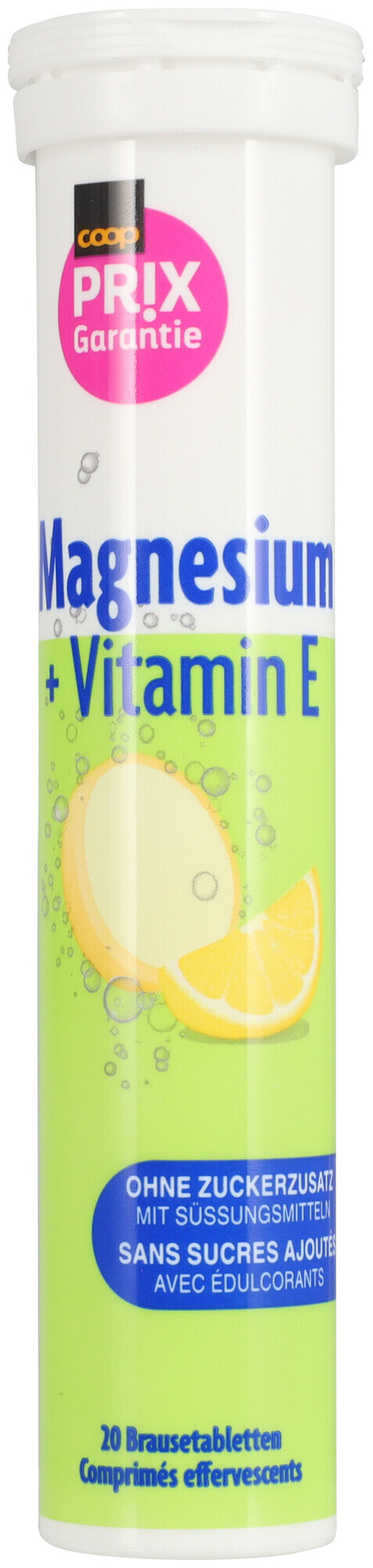 Prix Garantie Magnesium & Vitamin E Brausetabletten 20 Stück