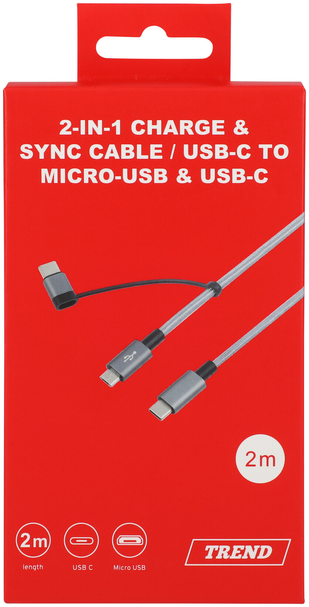 Image of Trend Ladekabel Usb-C zu Usb-C & Micro
