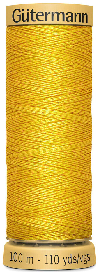 Image of Gütermann Nähfaden Baumwolle 100 m gelb 0588