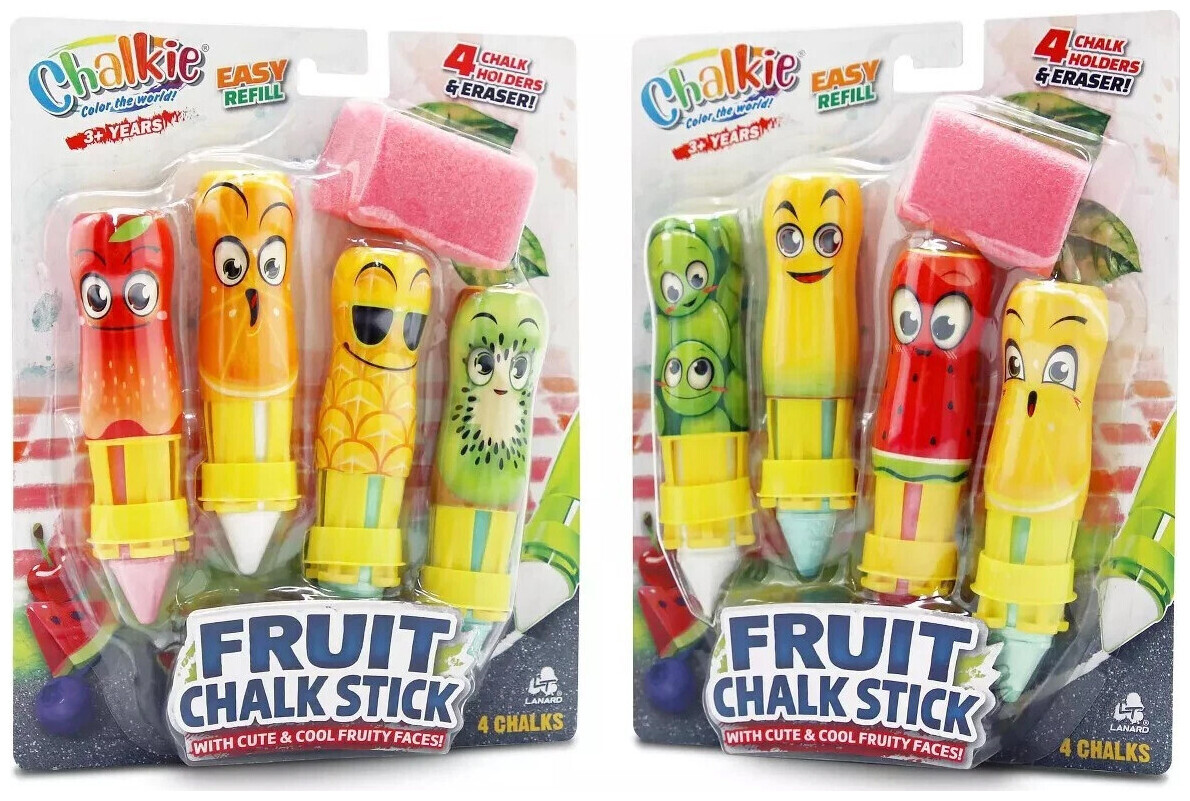 Lanard Chalkie Fruit Chalk Stick