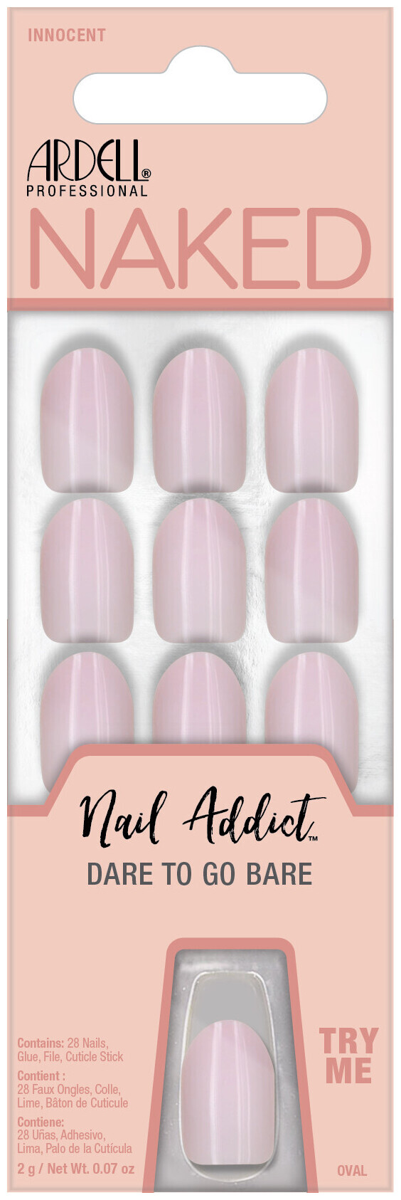 Image of Ardell Nail Addict Naked Collection Innocent