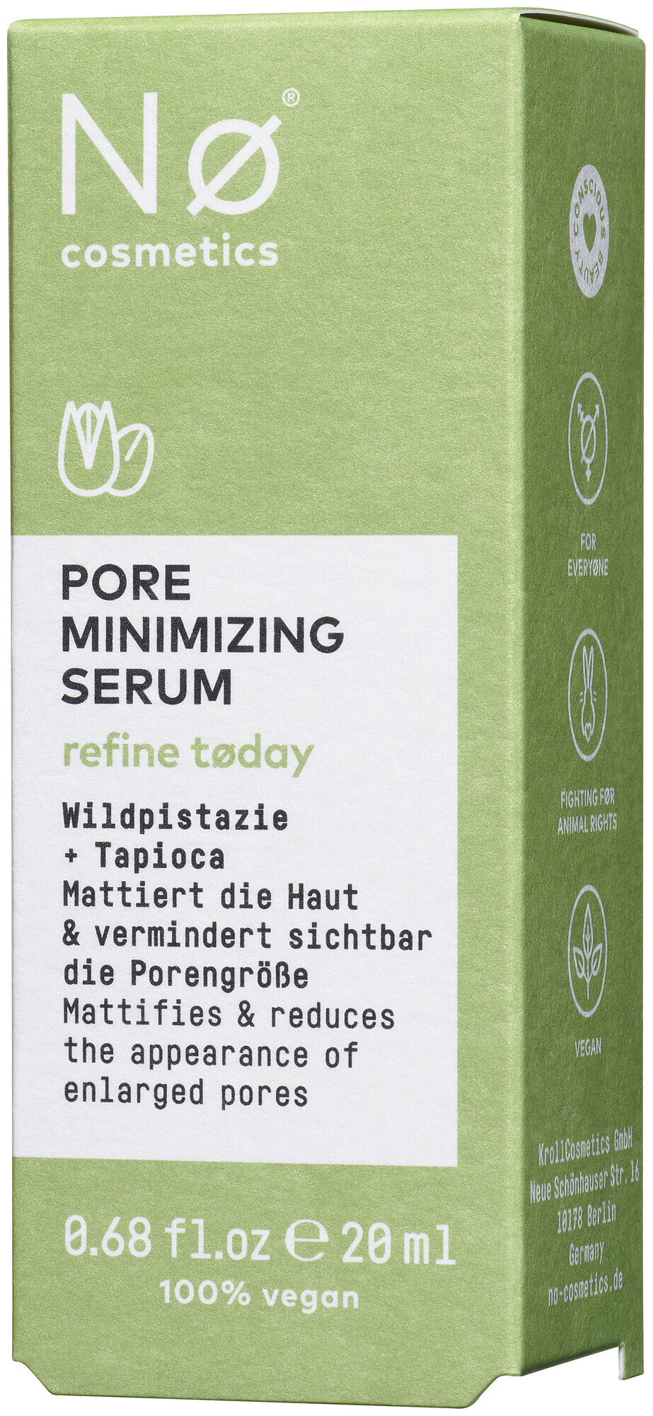 Image of Nø Cosmetics refine tøday Porenminimierendes Serum