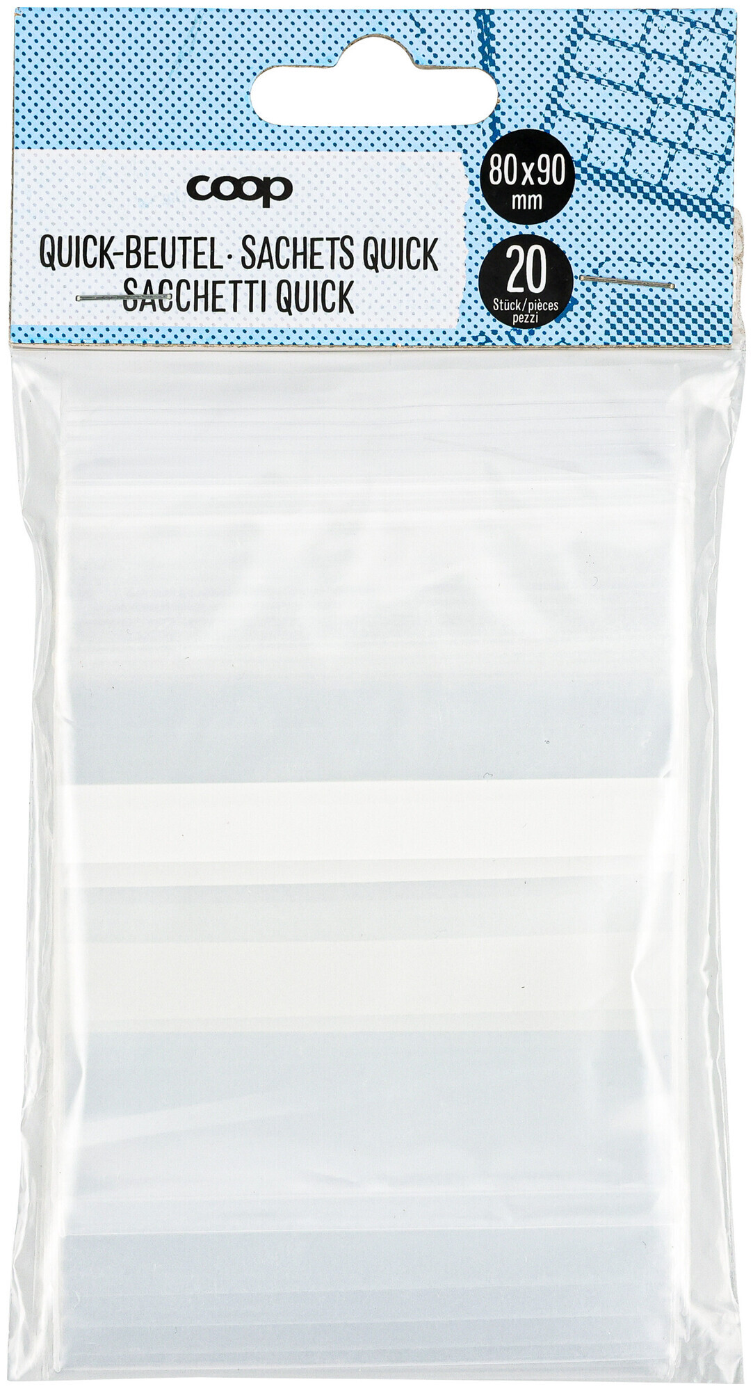 Coop Quick-Beutel 80x90mm 20 Stück