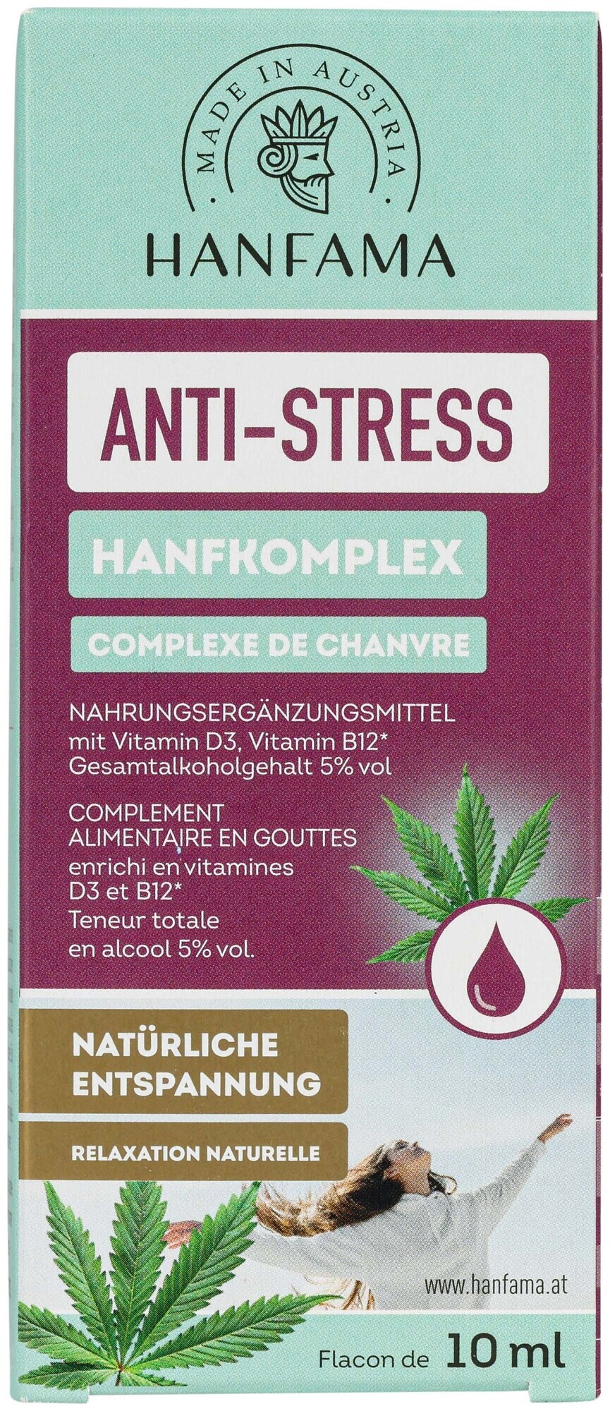Complexe de chanvre Hanfama Anti-stress