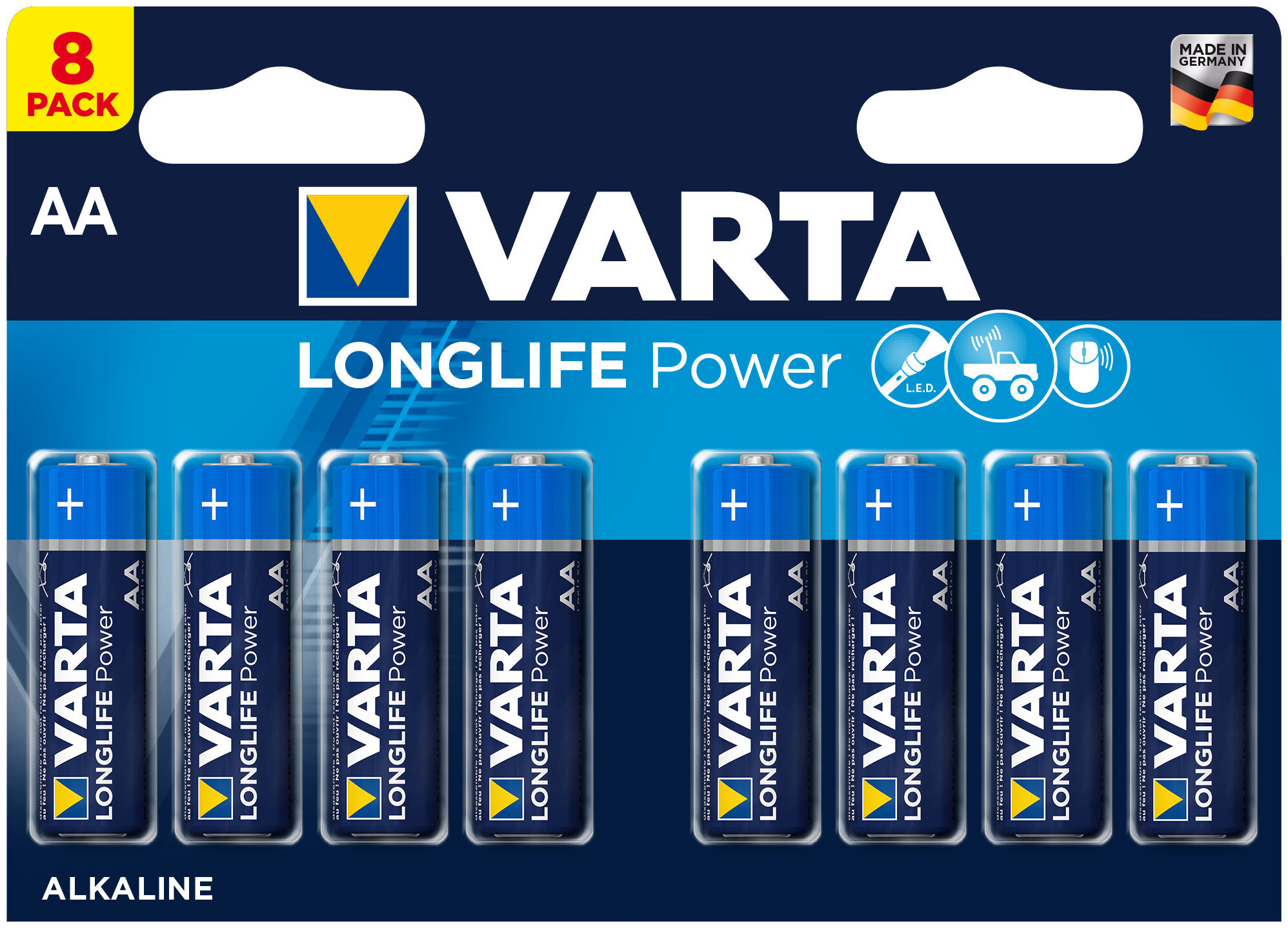 Image of Varta Longlife Power AA 8er Bli