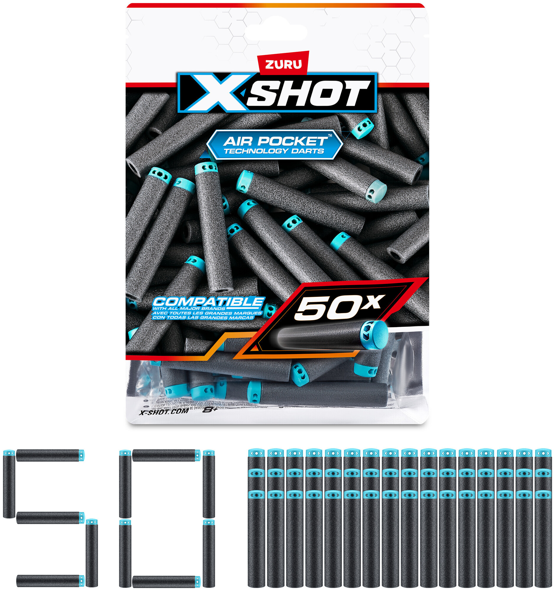 Image of Zuru X-Shot 50St Refill Darts