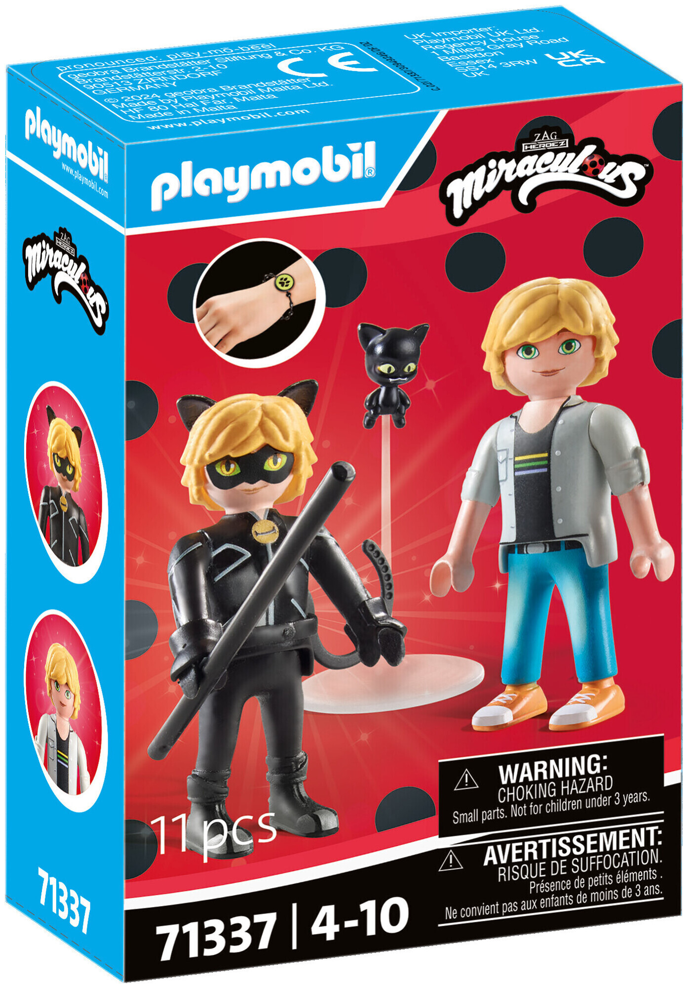 Image of Playmobil 71337 Miraculous: Adrien & Cat