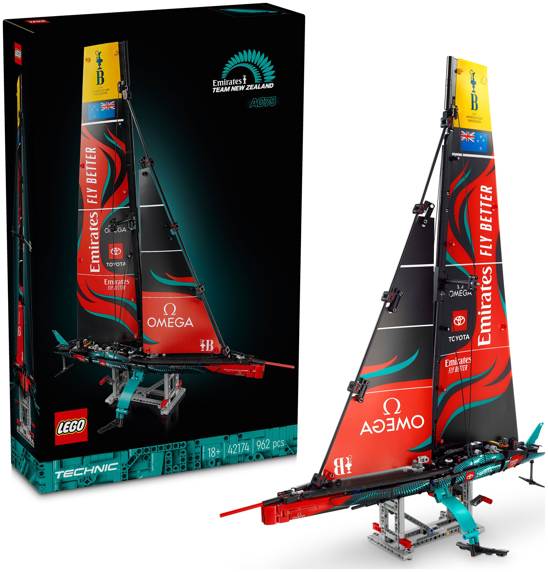 Image of Lego Technic Lego® Technic 42174 Emirates Team New Zealand Ac75 Rennjacht