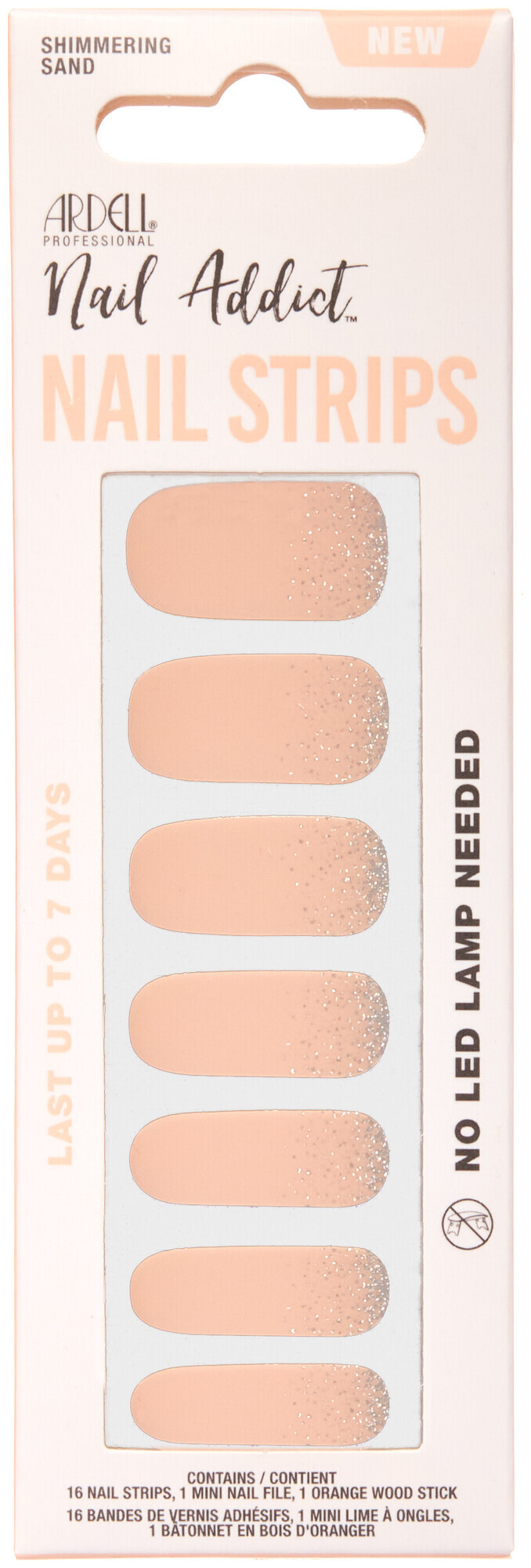 Image of Ardell Nail Strips Shimmering Sand