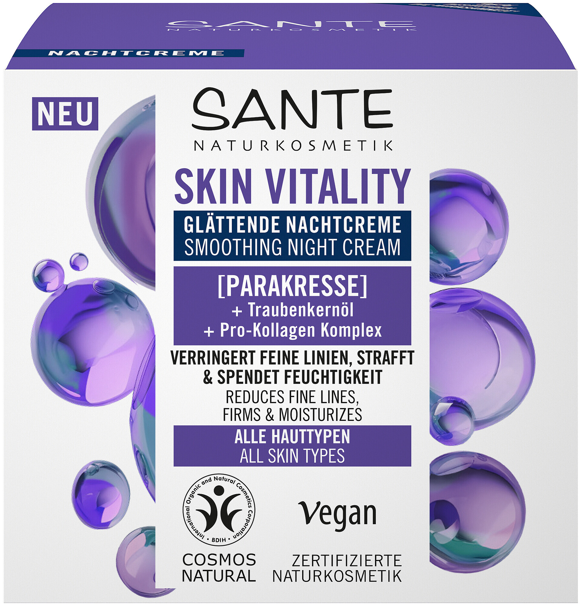 Image of Sante Skin Vitality Smoothing Night Cream 50 ml