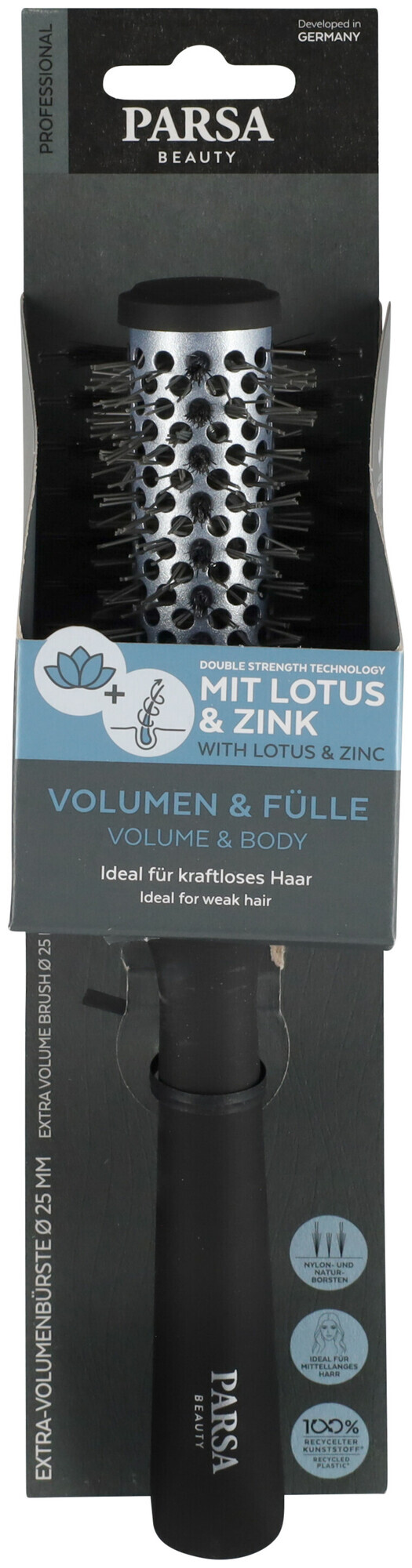 Image of Parsa Lotus Volumen Rundbürste, schwarz