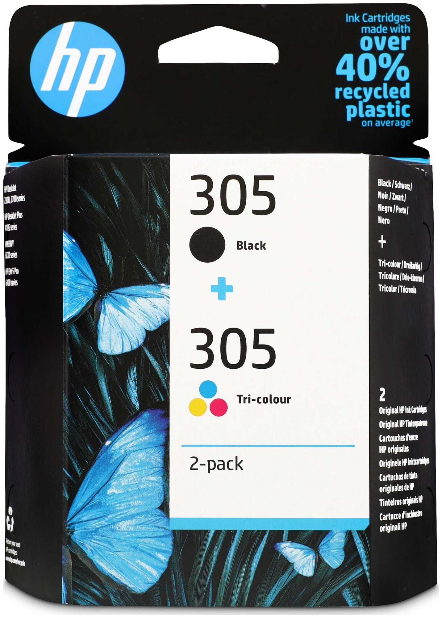 HP Tintenpatrone 305 DeskJet Combopack 6Zd17Ae